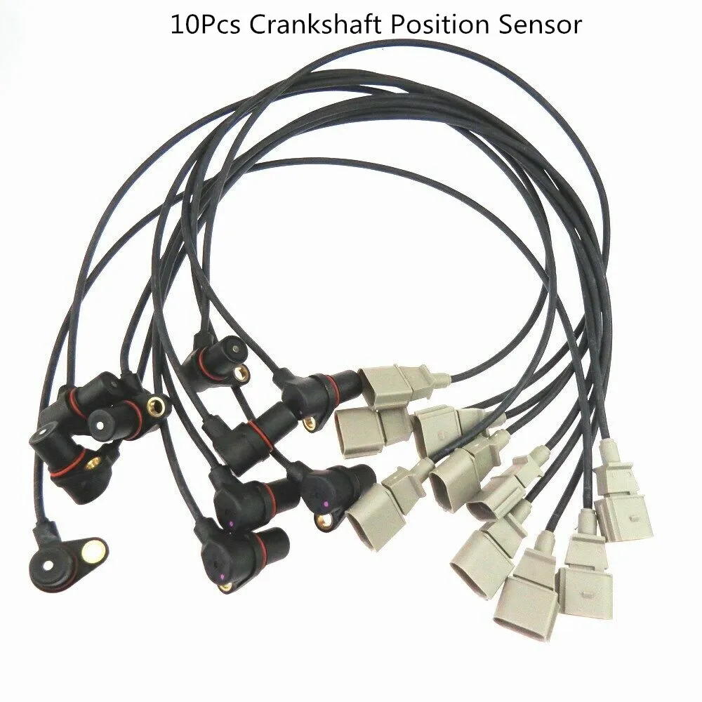 Qty 10 Car Crankshaft Position Sensor 3 Pins for Audi A4 A6 A8 S8 Superb VW Passat 078906433A 078 906 433A 0 261 210 177