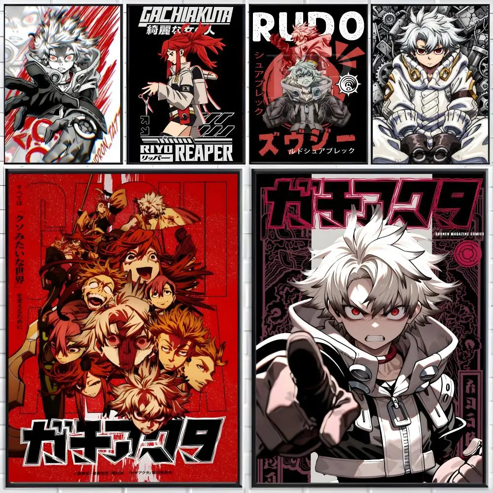 manga shonen G-GACHIAKUTA Poster Distinct Home Decor Concepts Chic Indoor Art Pieces