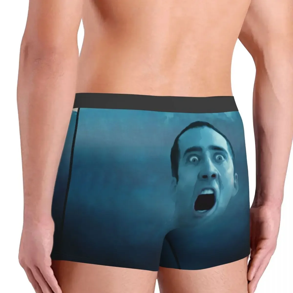 Custom Grappige Nicolas Kooi Meme Boxers Shorts Heren Slips Ondergoed Nieuwigheid Onderbroek