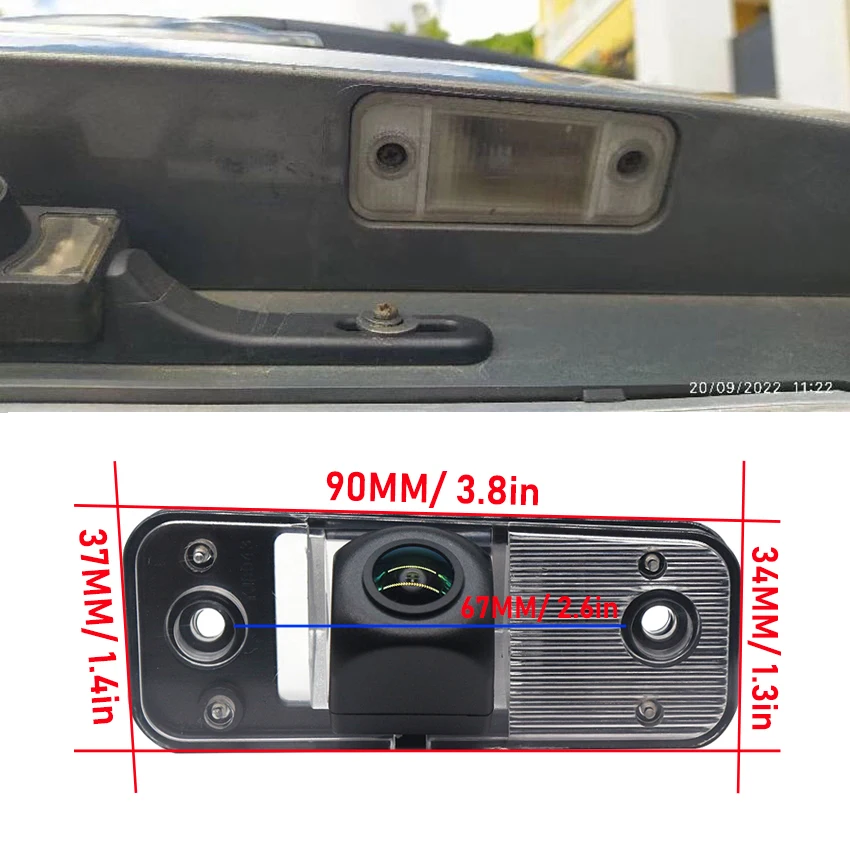 

Камера заднего вида для Hyundai Azera 2006-2011, HD, ночное видение, камера для парковки, камера на номерной рамке