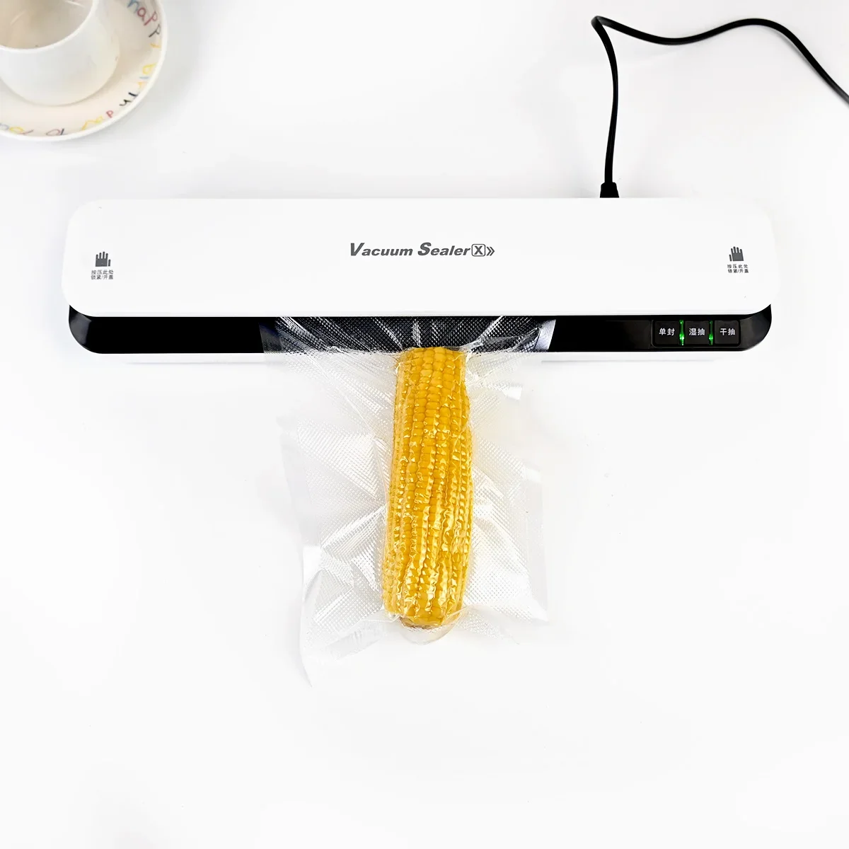 Najlepiej sprzedająca się elektryczna kuchenna zgrzewarka próżniowa do przechowywania żywności Prosta obsługa Małe domowe automatyczne próżniowe zgrzewarki do żywności