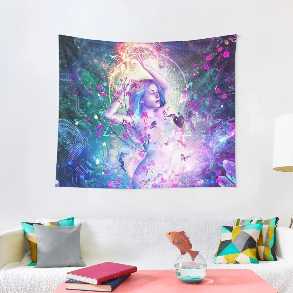 Encounter With The Sublime Tapestry Room Decoration Accessories Aesthetics For Room Room Decor For Girls Tapestry