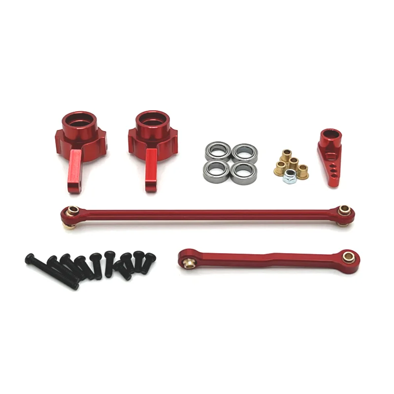 Metal Upgrade Steering Cup Steering Rod RC Car Parts Fit For MN82 MN78 D90 D91 D96 MN98 99S Remote Control Car Accessories