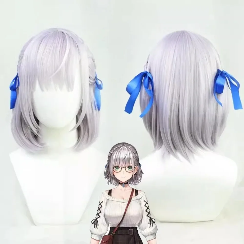 

Парик для косплея Hololive Shirogane Noel, парик для ролевых игр по аниме-сериалам, используется для аниме-вечеринок и танцев