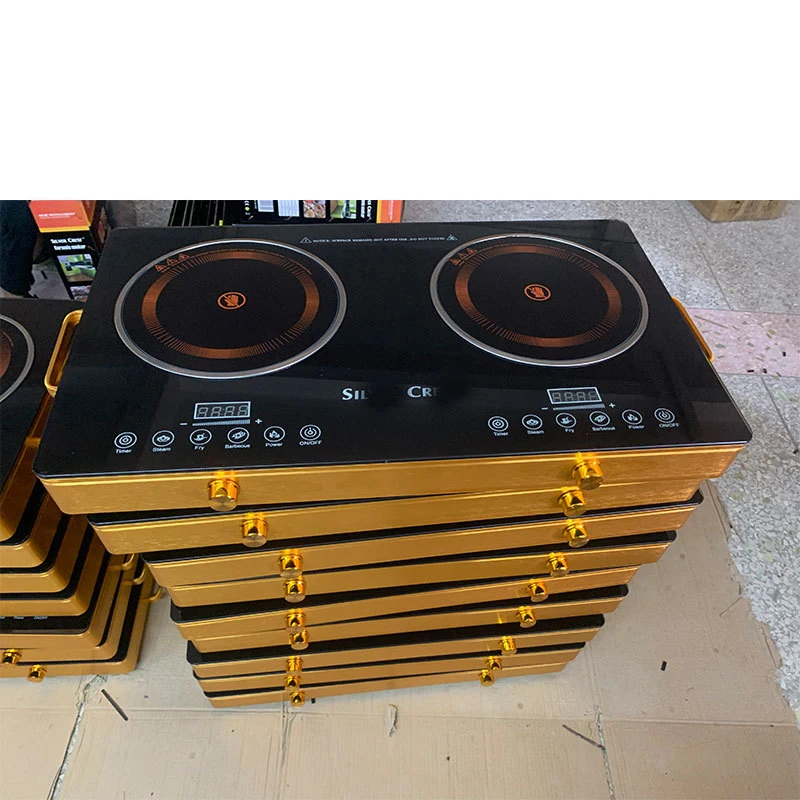 شاشة تعمل باللمس 2200 واط طباخ التعريفي المزدوج بالأشعة تحت الحمراء 2 لوحة طباخ التعريفي الذكي سعر الطباخ التعريفي #5