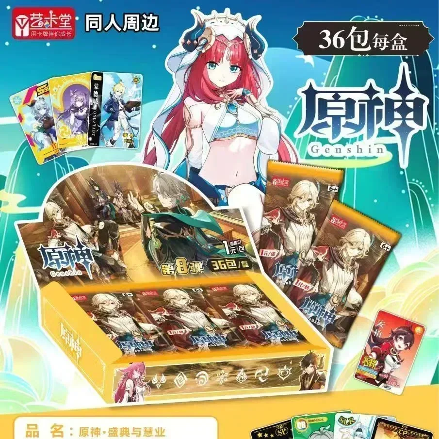 New Genshin Impact Cards Limited Collection Card Board Game Card Goddess Cards Collector\'s Edition Commemorative Edition Card