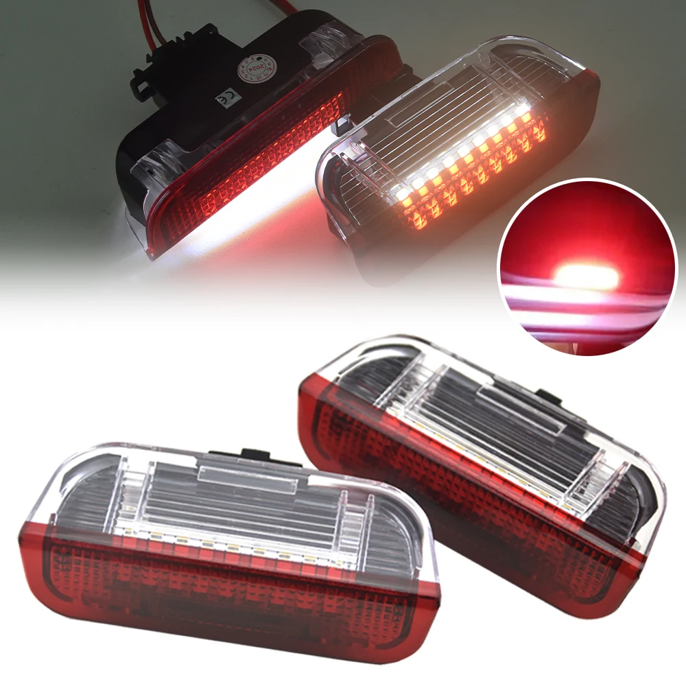 Car Styling 2PC LED Car Door Light For VW Golf Plus 2005 2006 2007 2008 2009 For VW Jetta Projector Welcome Light Accessories