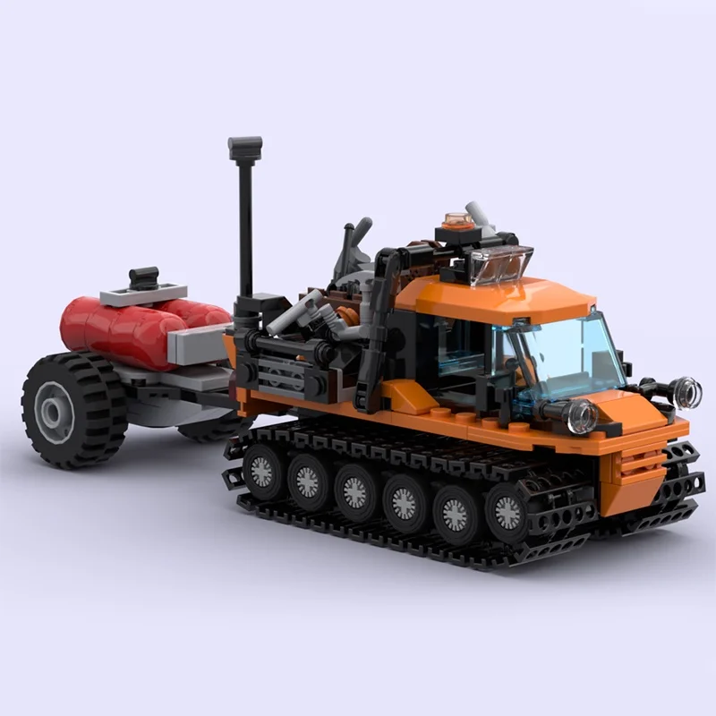 321 قطعة MOC القطب الشمالي الثلج الثعلب مدينة القطب الشمالي نموذج اللبنات العمارة تجميع اللعب الإبداعية هدايا عيد الميلاد هدايا عيد ميلاد الاطفال #4