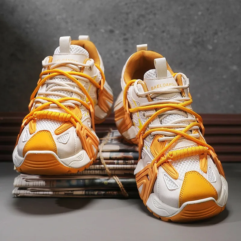 

Shoes for Men Mesh Breathable Platform Sneakers Light Luxury High-end Casual Men Shoes Trend Comfort Men Shoes Кроссовки Мужские