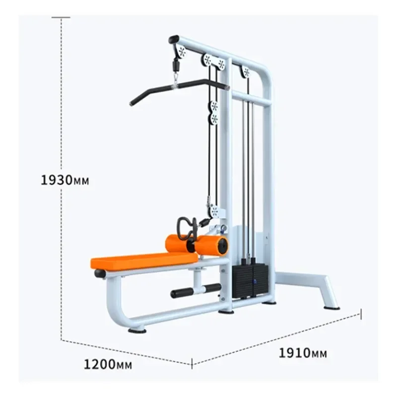 Pin Loaded Low Row Pulldown Crossover Lat Pull-Down Machine