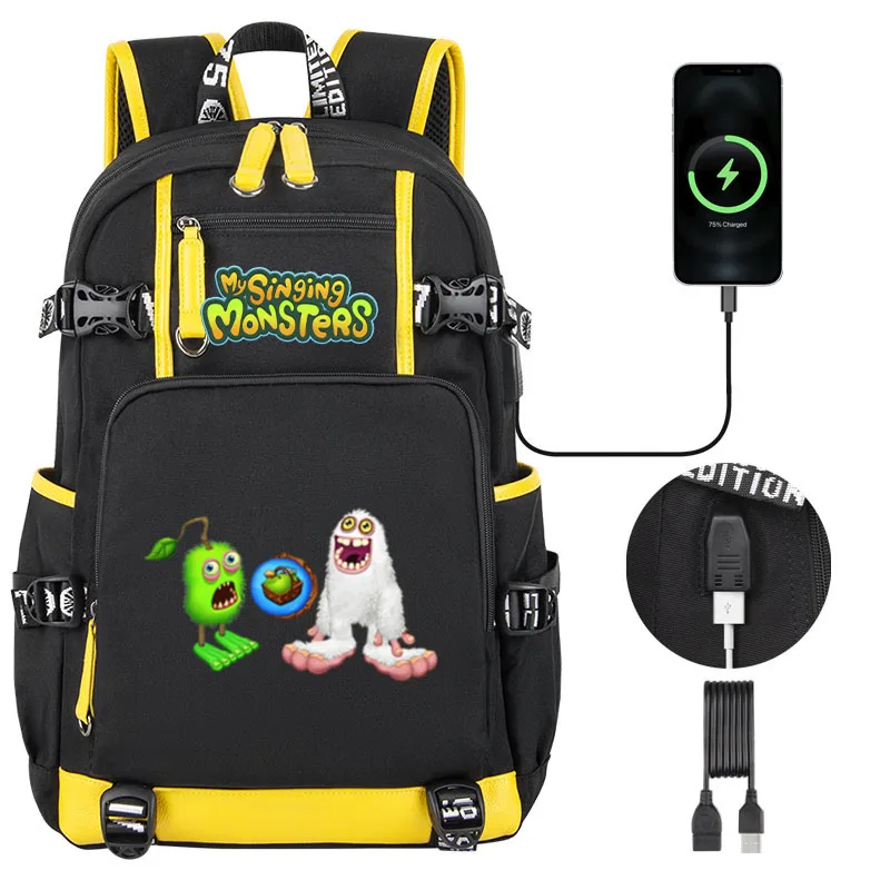 Imagem -06 - Mochila Escolar de Grande Capacidade para Crianças Bolsa Escolar para Menino Bagpack para Laptop Usb para Homens e Mulheres