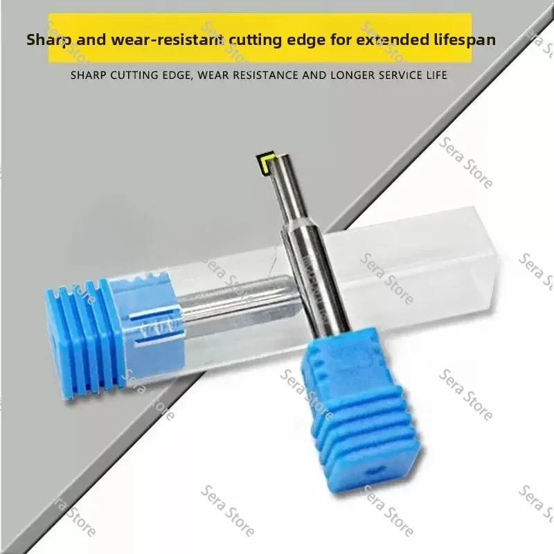 MCD Diamond CNC Milling Cutter Length 3mm-6mm Carbide Tungsteel Flat End Mill