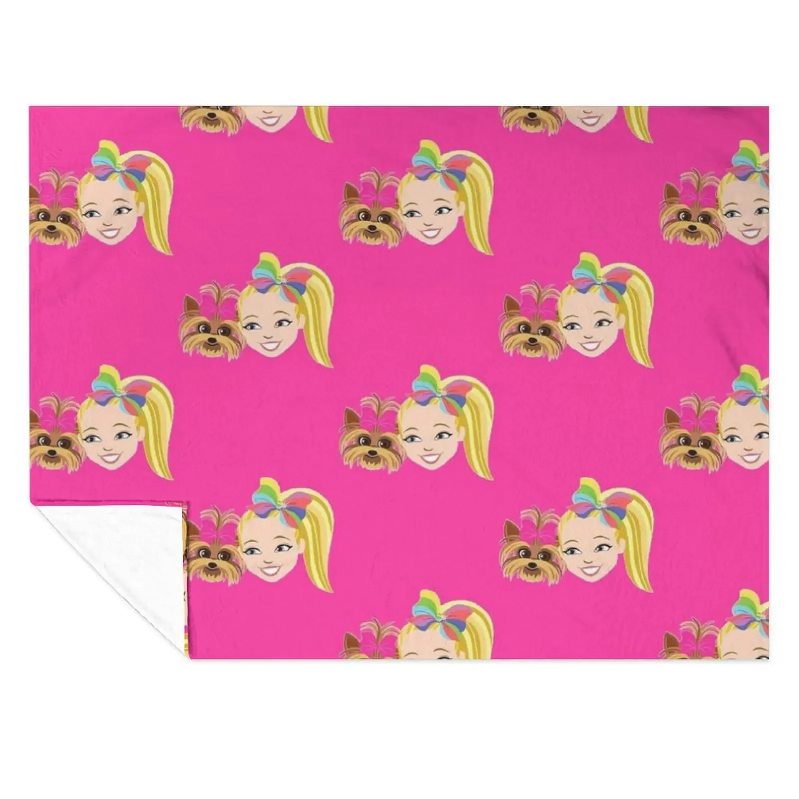

JoJo Siwa Throw Blanket Giant Sofa manga Cute Luxury Thicken Blankets