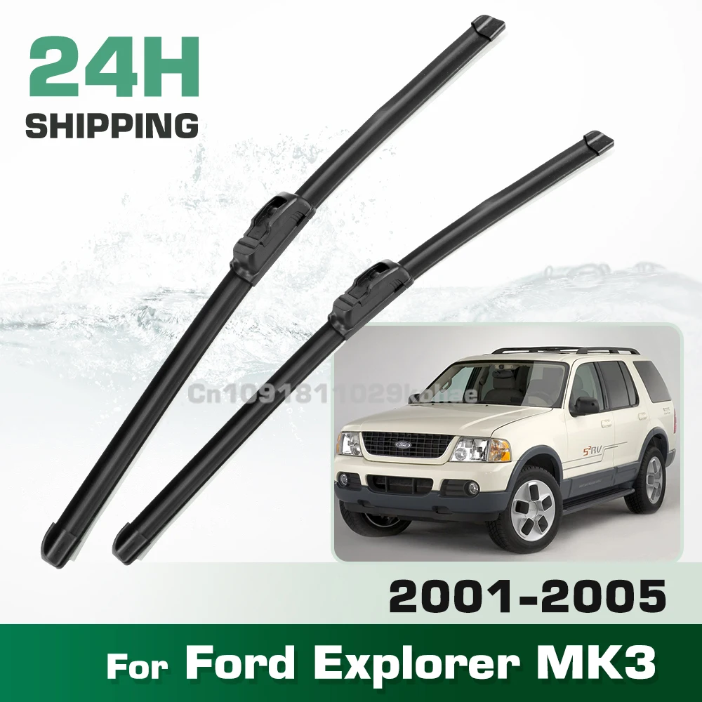 

Для Ford Explorer U152 MK3 2001-2005 2002 2003 2004 левый и правый передние щетки стеклоочистителя лобовое стекло щетка 22 "+ 20"