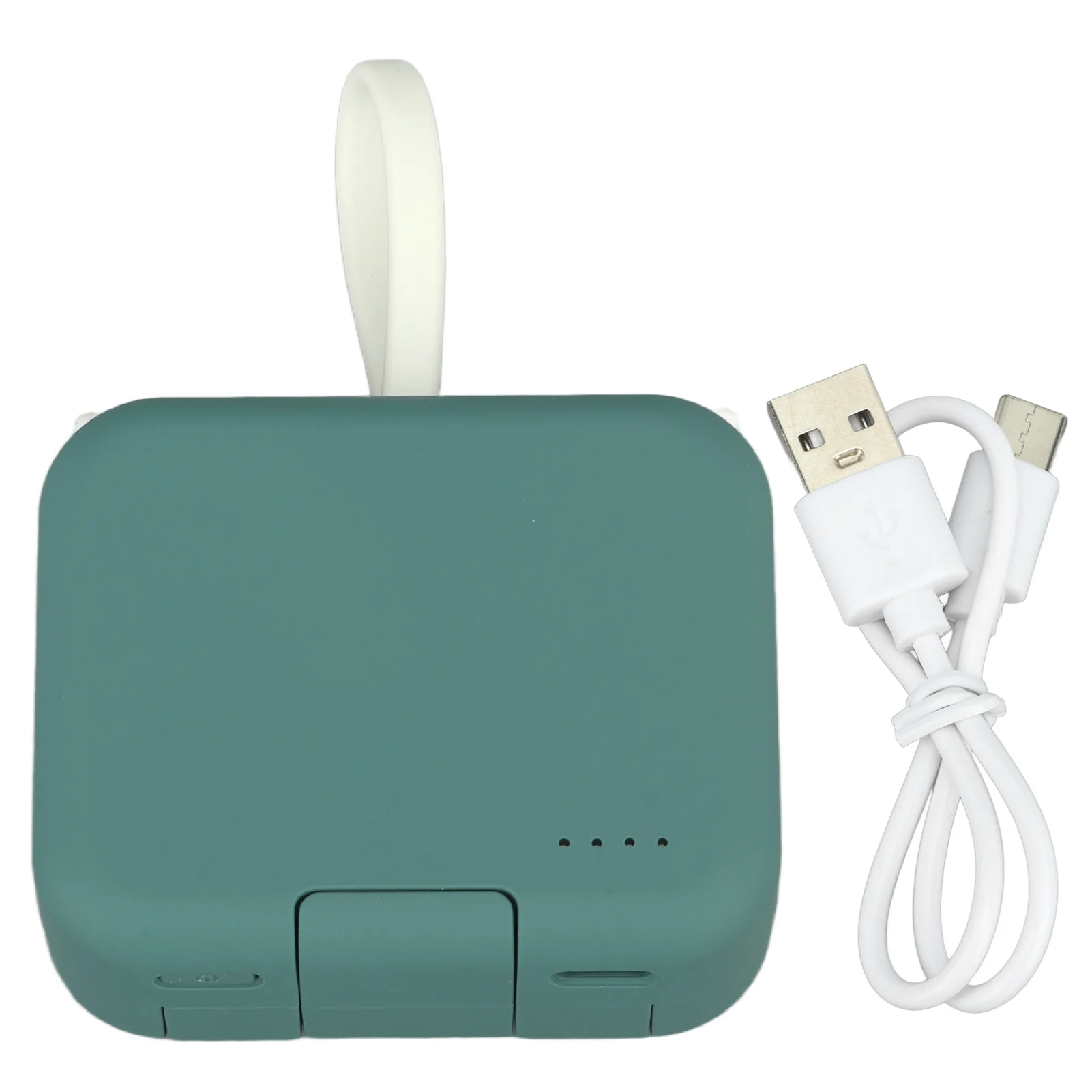 محمول للهاتف المحمول IOS، مشبك خلفي قابل للطي، كابل مدمج صغير الحجم، بنك طاقة في حالات الطوارئ في الهواء الطلق