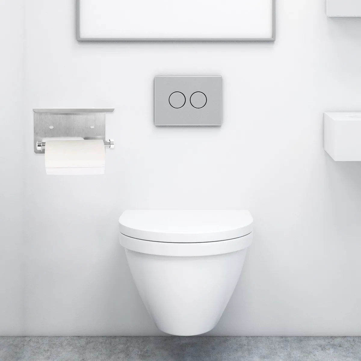 

Набор из 1 шт. высококачественный настенный держатель для туалетной бумаги из нержавеющей стали, органайзер для ванной, кухни, гостиной, полка для хранения, держатель для телефона