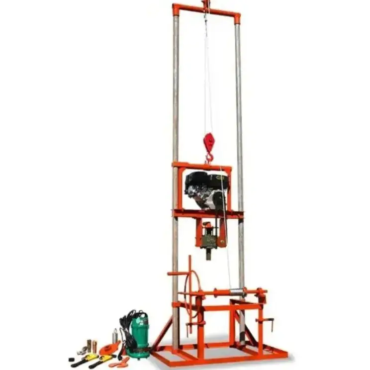 تخصيص 80 متر عالية الأداء جهاز الحفر الدوار آلات حفر آبار المياه للبيع #1