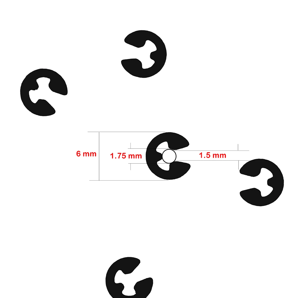 Carburetor Carb Main Jet/Needle E CLIPS Motorcycle Modified Carburetor Main Oil Needle Clips  - Universal