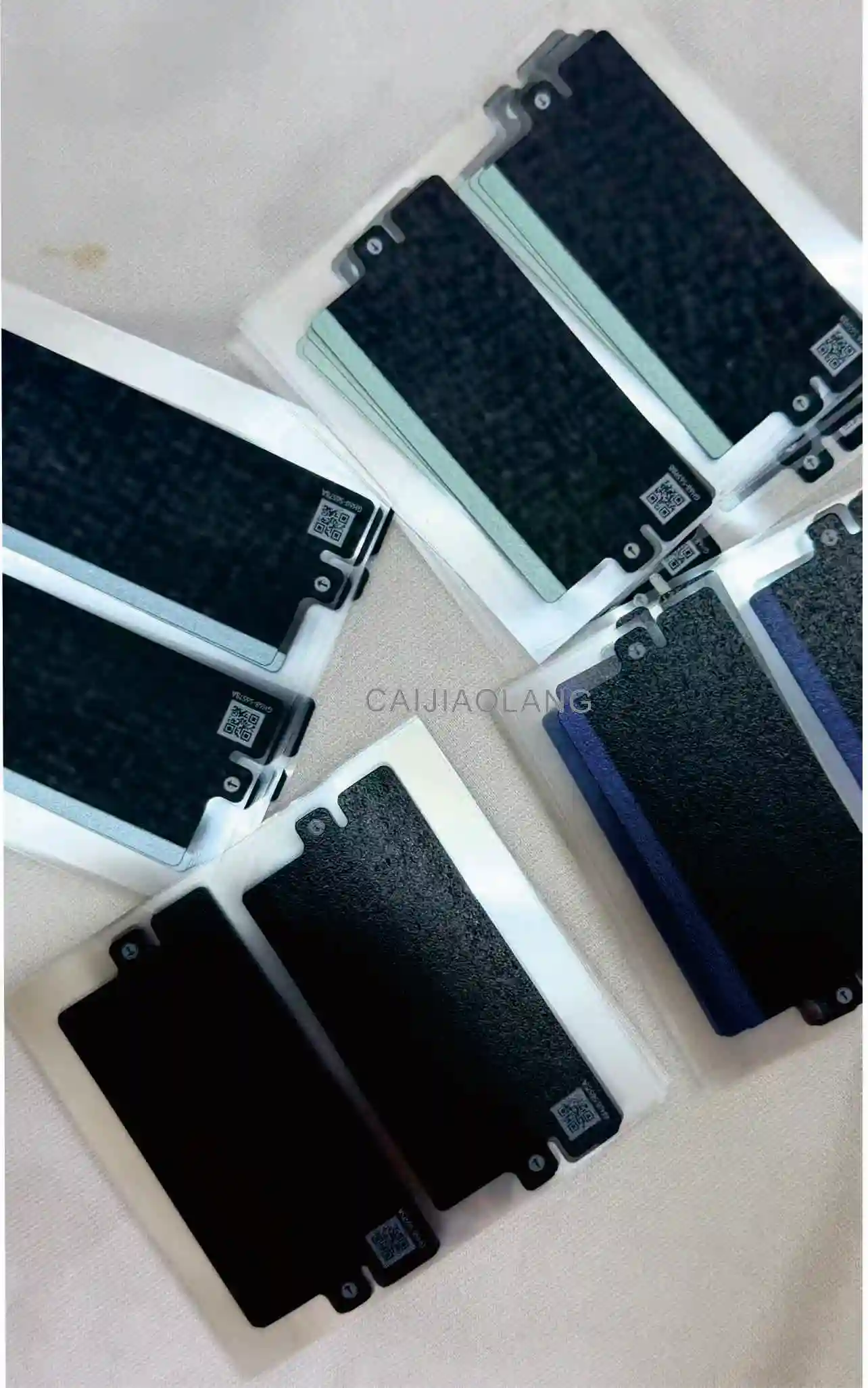 100 sztuk/partia Naklejki z indywidualnym oznaczeniem na pudełka pakujące, naklejki z wskazówką strzałki do Galaxy S26 Ultra S26 Plus, naklejki do zapieczętowania — zdjęcie produktu 2