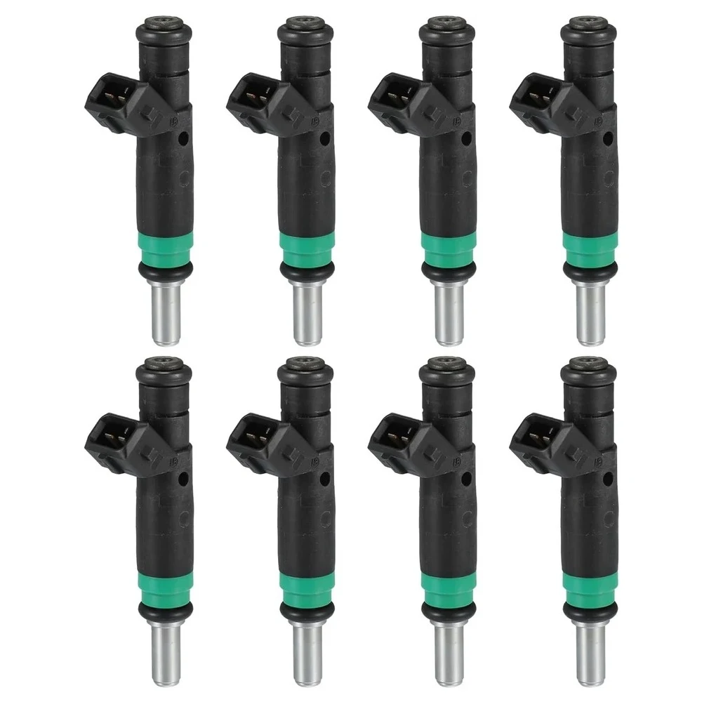 8pcs Fuel Injector 7525721 For 2004-2010 BMW 545I 550I 645CI 650I 745I 745LI 750I 750LI Compatible Part Number 13647525721