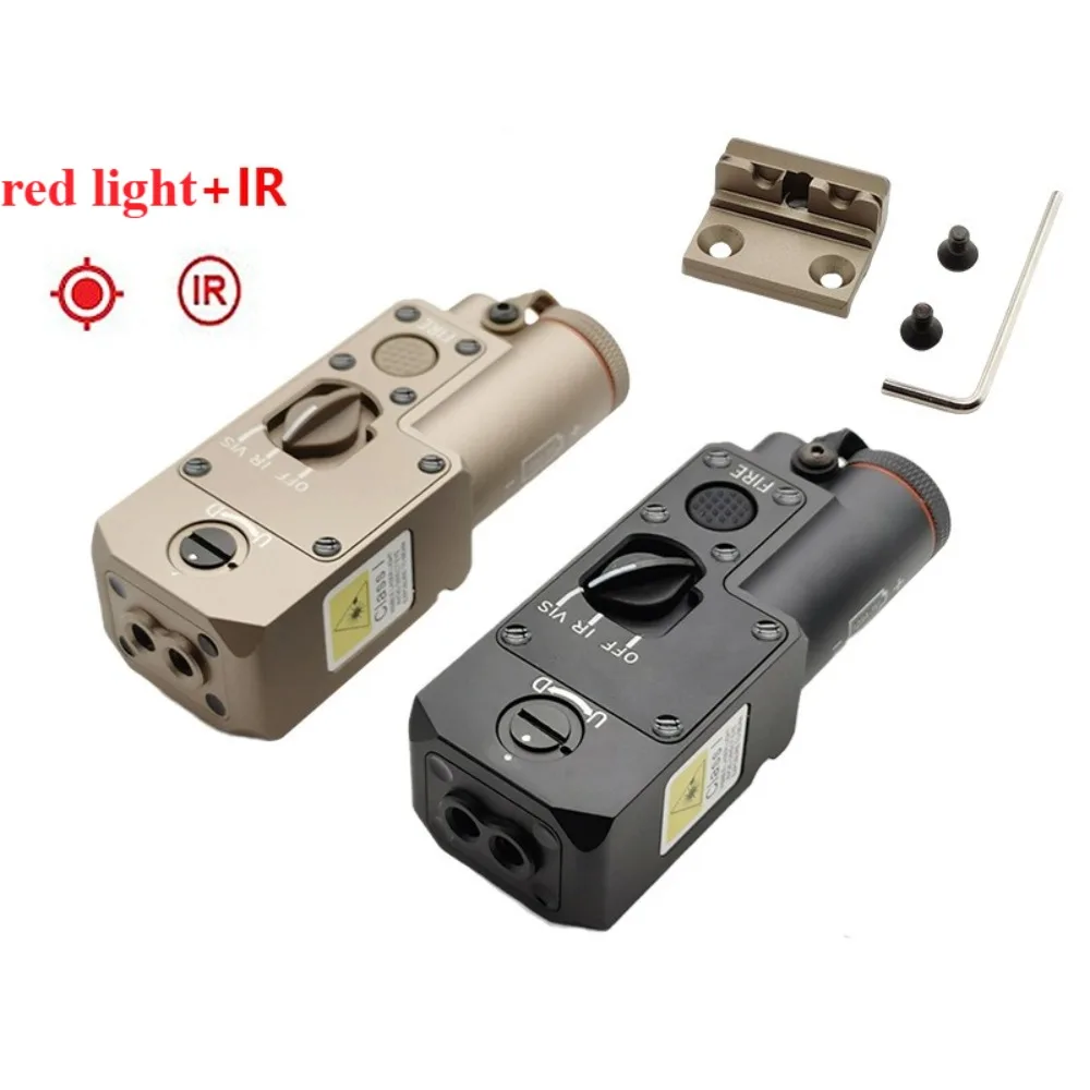 

CQBL metal laser pointer red laser IR return side can be equipped with M600/M300 flashlight with base