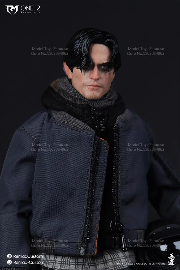 RemadCustom RM-013 1/12 تحصيل اللعب دراجة نارية الهيام الخفافيش بطل روبرت باتينسون الرجال الجندي 6 ''عمل نموذج لجسم الهدايا #2