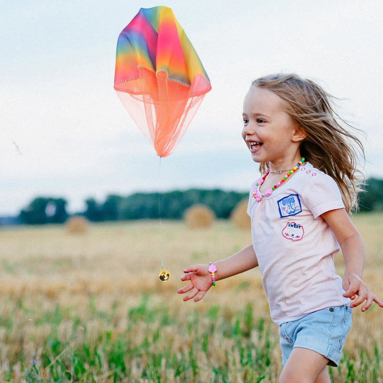 

Набор из 2 детских парашютов для улицы, разноцветные, для ручного запуска, развивающая игра, сувенир для детских праздников, летающие игрушки для детей