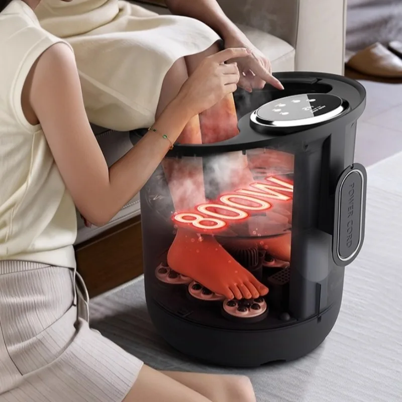 

Fumigationel Ectric Massage Heated Foot Washing Basin, Bath Electric Automatic Constant Temperature Foot Bath Massager Foot