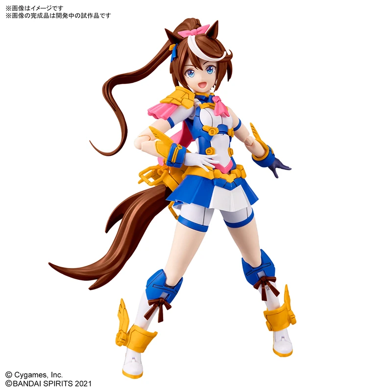 Bandai figura de acción de Anime Original para niños, modelo de ensamblaje de 30MS Pretty Derby, Tokai Teio, juguetes de adornos coleccionables, regalos para niños