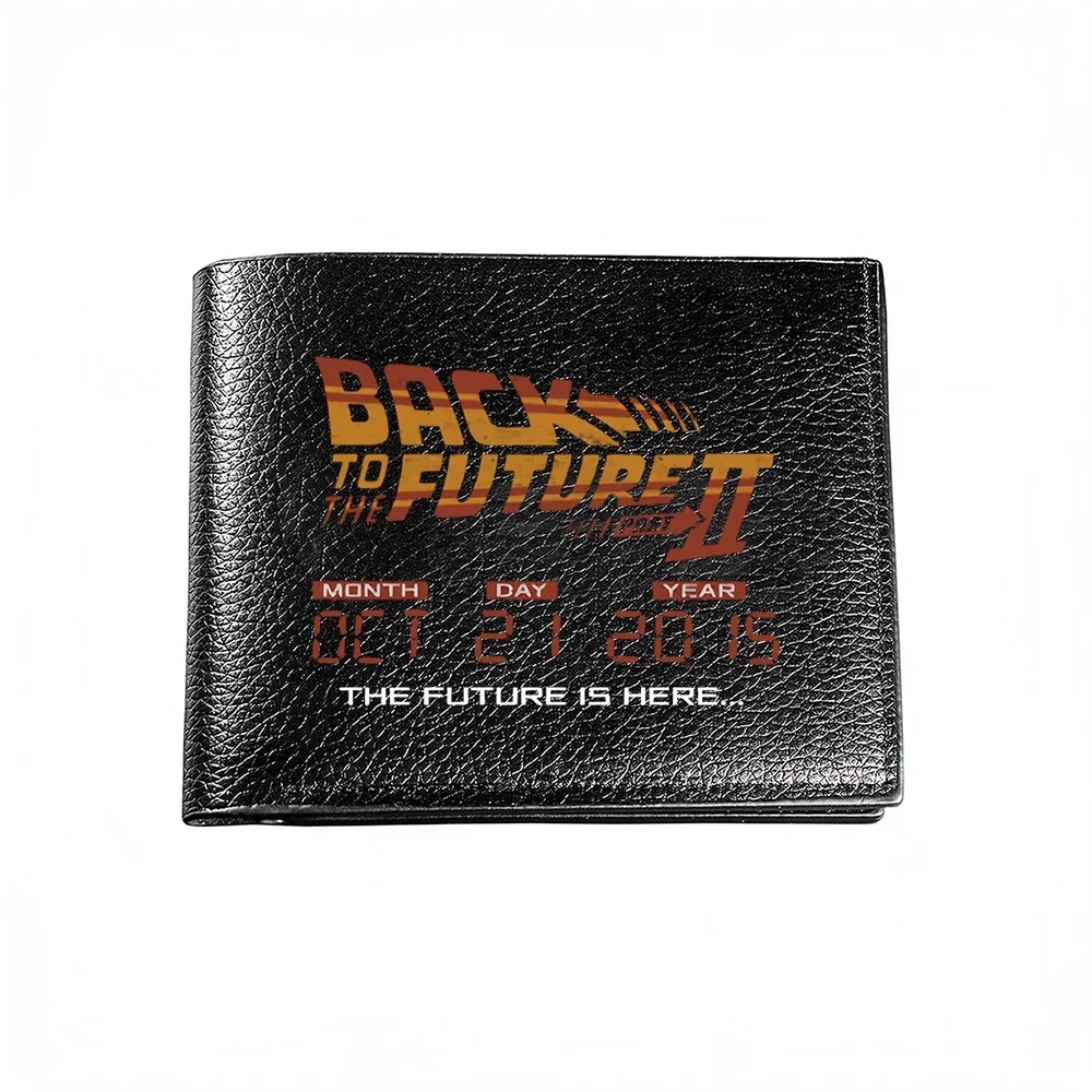 Regreso al futuro II, 21 de octubre de 2015. El futuro ya está aquí. Cartera para hombre, tarjetero, diseño informal, para uso diario y de negocios, con estampado moderno.