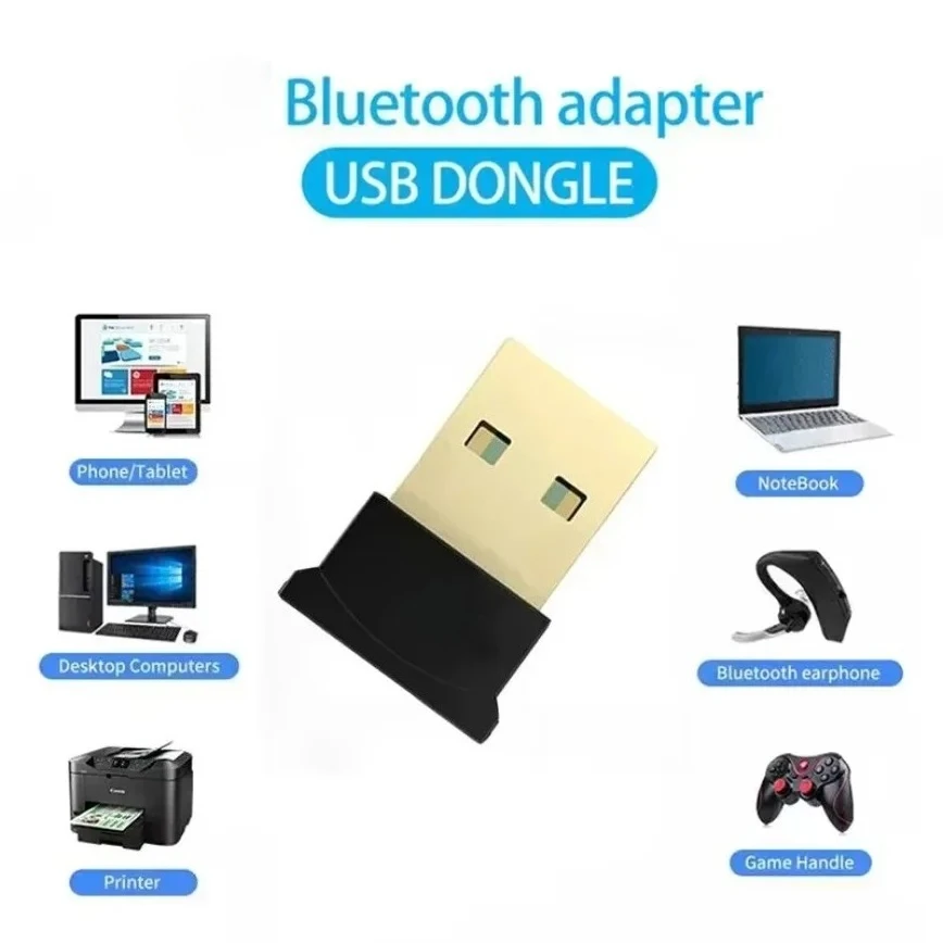 Wireless USB Bluetooth Adapter Dongle USB Bluetooth 5.4/5.3/5.1/5.0 Audio Receiver Transmitter for PC Laptop Bluetooth Speaker
