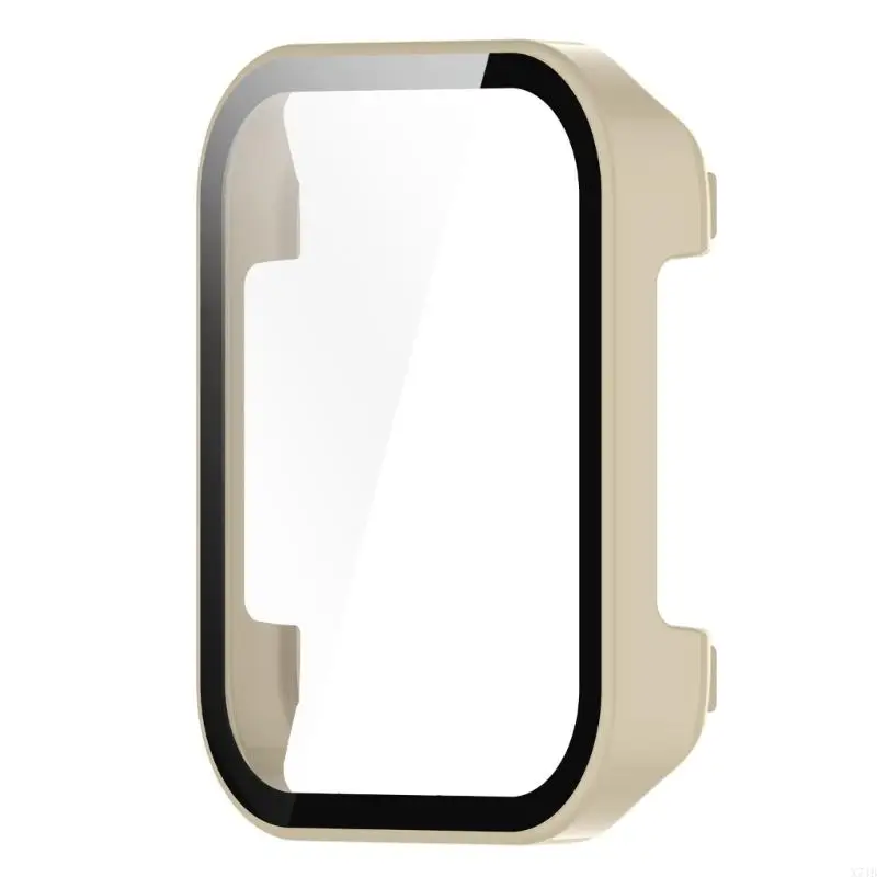 X7JB Screen Protective Case Cover for Watch 3 Scratch-resist Shock Frame Full Coverage Watch One-piece Bumper-Shell