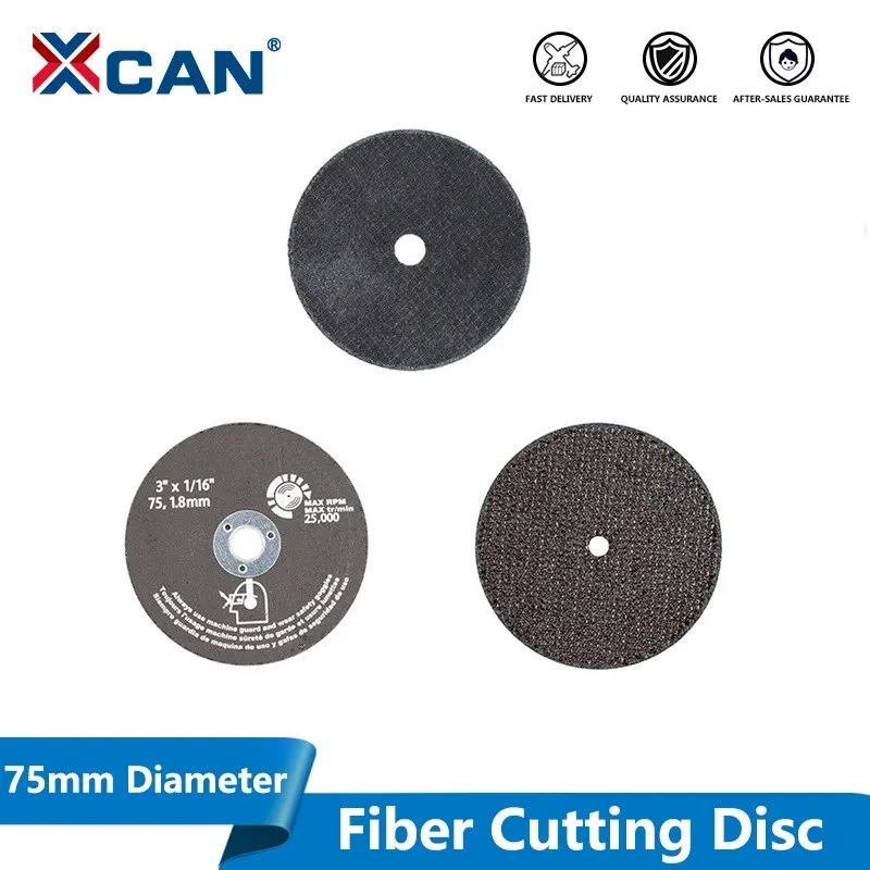 XCAN Saw Blade Diameter 75mm Fiber Cutting Disc For Angle Grinder Cutting Stone Tile Metel Circular Saw Disc