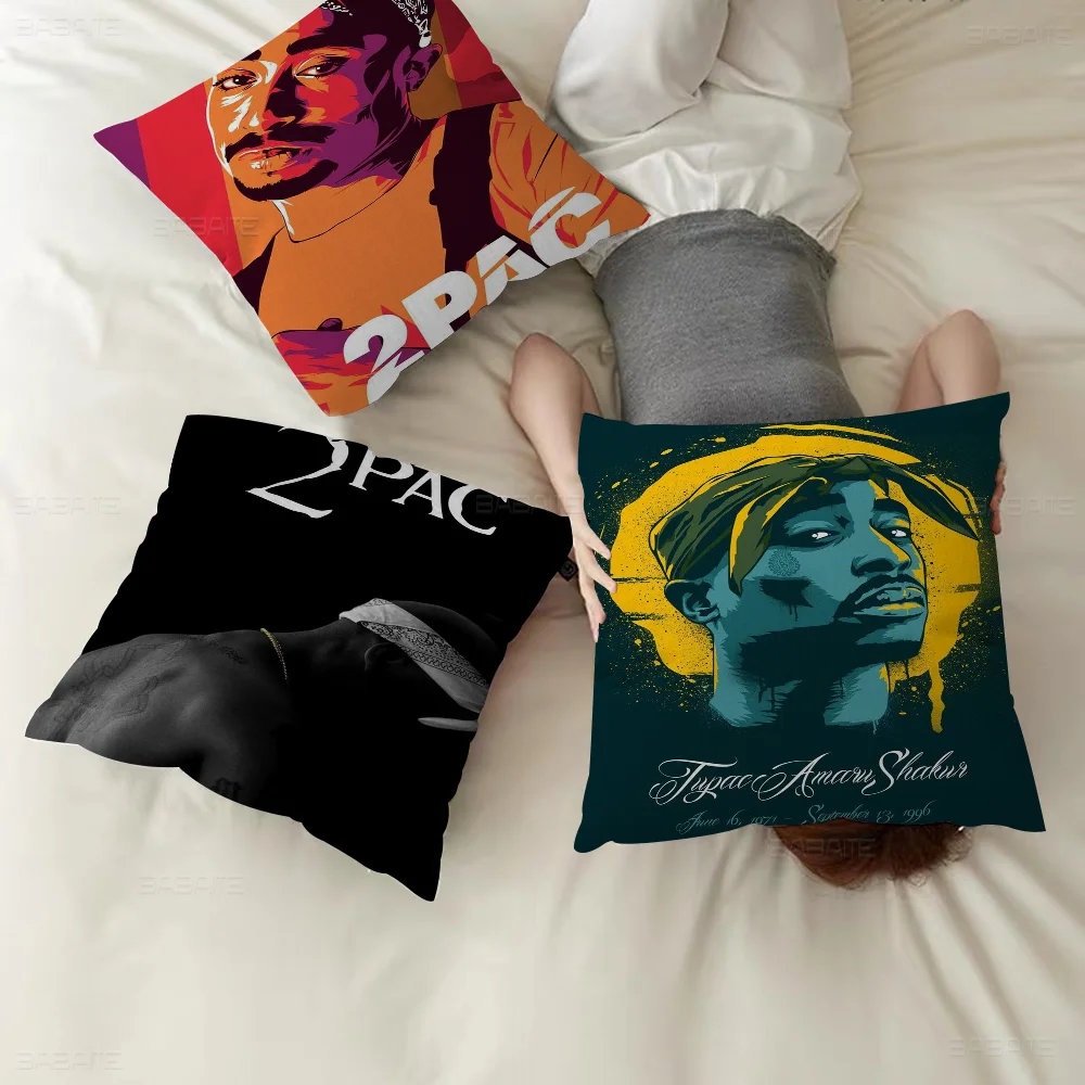 Rip Raper 2pac Personalized Picture Text Home Decorative Pillows Household Gifts 45x45cm