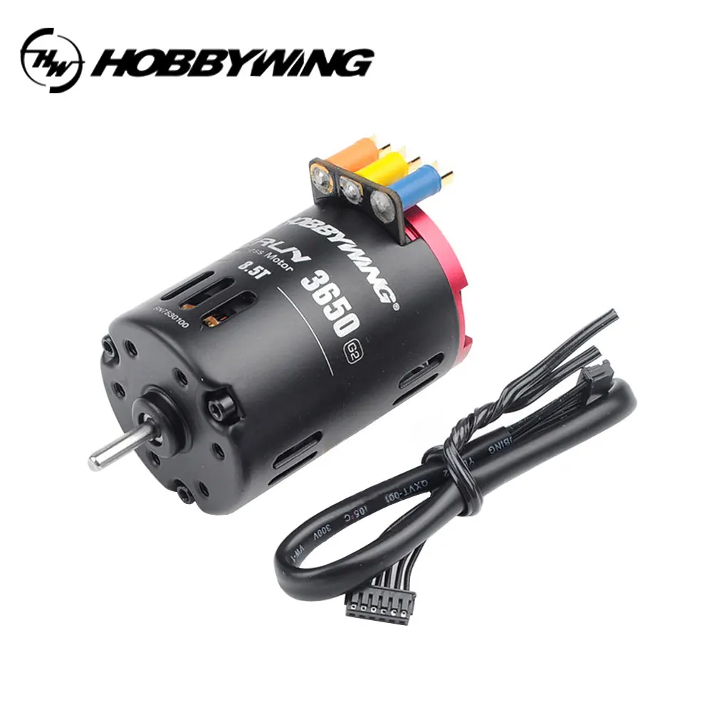 Hobbywing QuicRun 3650 Brushless G2 Motors with 10BL 120A ESC and LED Program Box General Combo For 1/10 Rc Racing Car