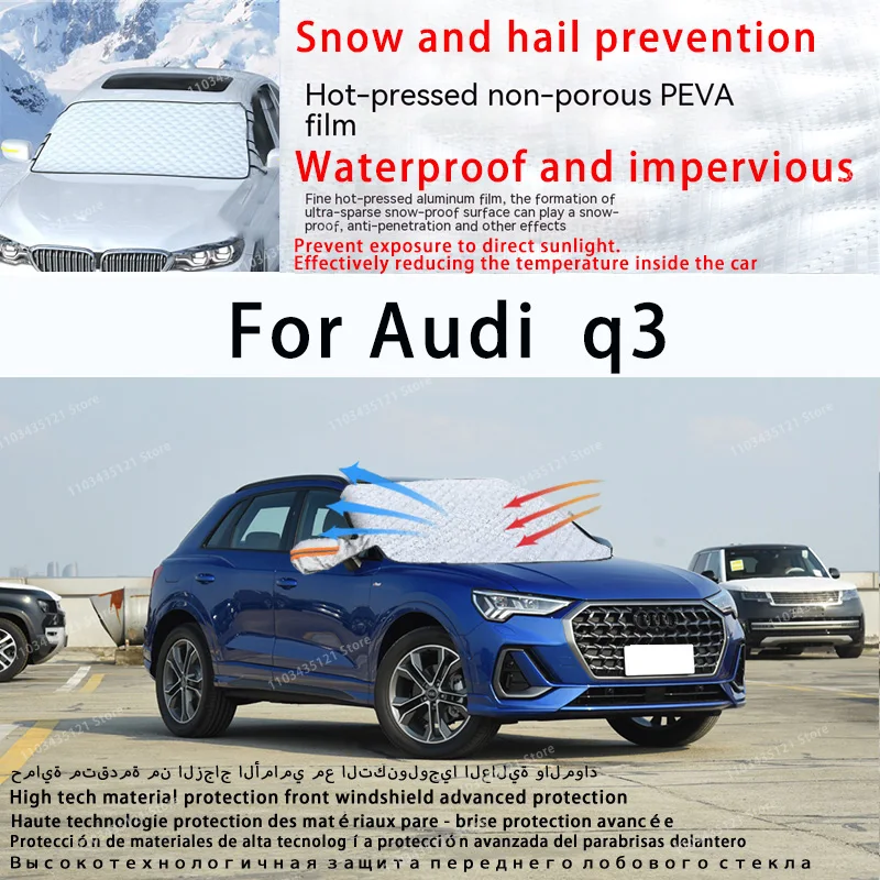 

For Audi q3 the front windshield of a car is shielded from sunlight, snow, and hail auto tools car accessories