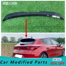 Roof Spoiler Lip Wing For New Seat Leon Mk4 2020 2021 High Quality ABS Plastic Glossy Black Rear Extension Car Top