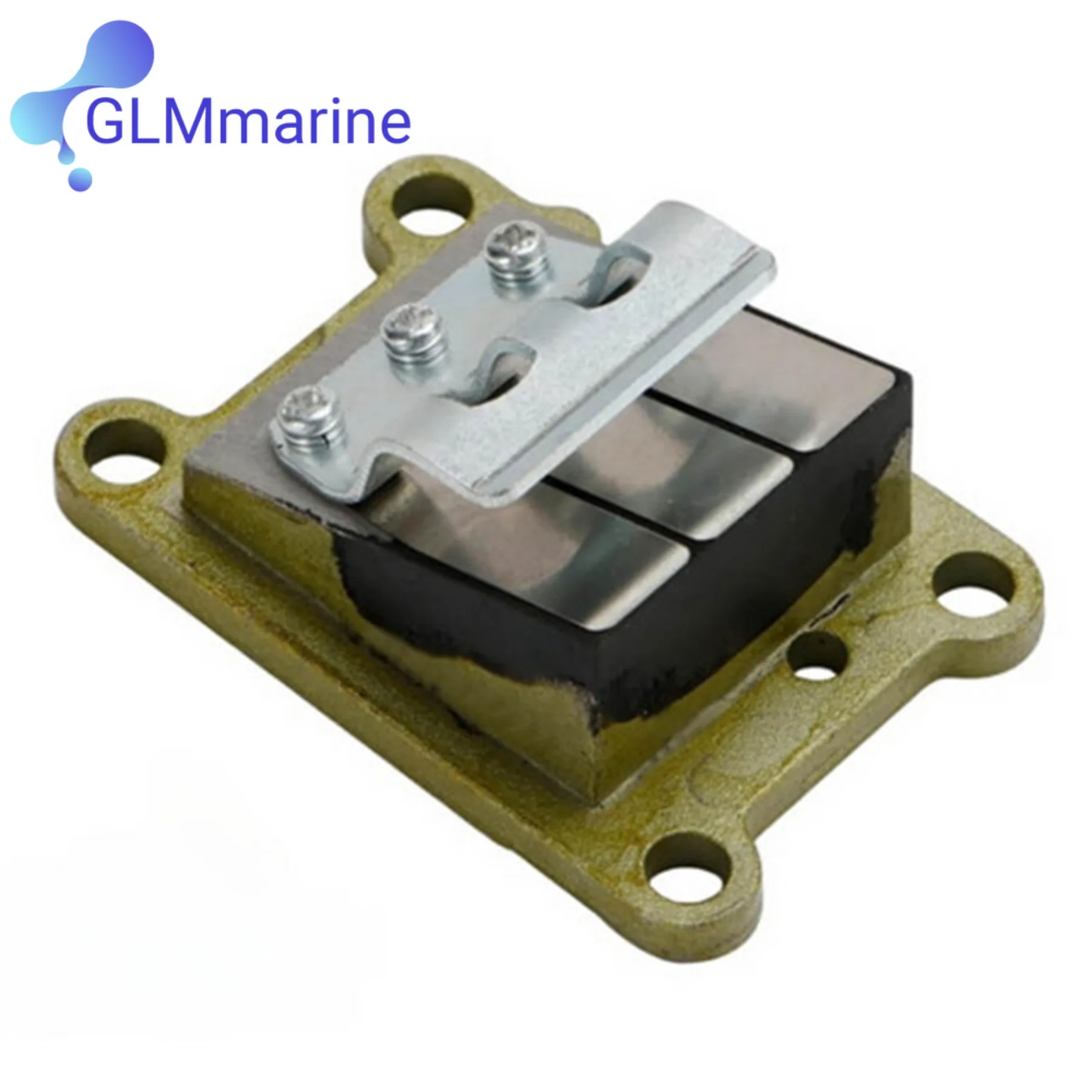 6E0-13610-00 REED VALVE ASSY for YAMAHA Parsun Hidea 4HP 5HP Outboard Engine Boat Motor Aftermarket Parts 6E0-13610 Boat Motor