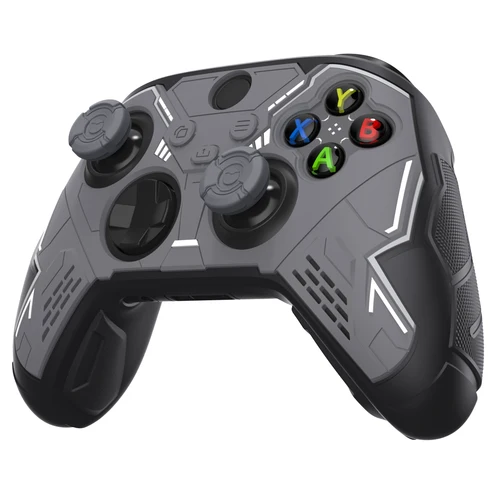 Imagen 2 del producto PlayVital Stellar Mecha Funda de silicona para controlador Xbox Series X/S, piel de agarre antideslizante con empuñaduras y pegatina para pulgar