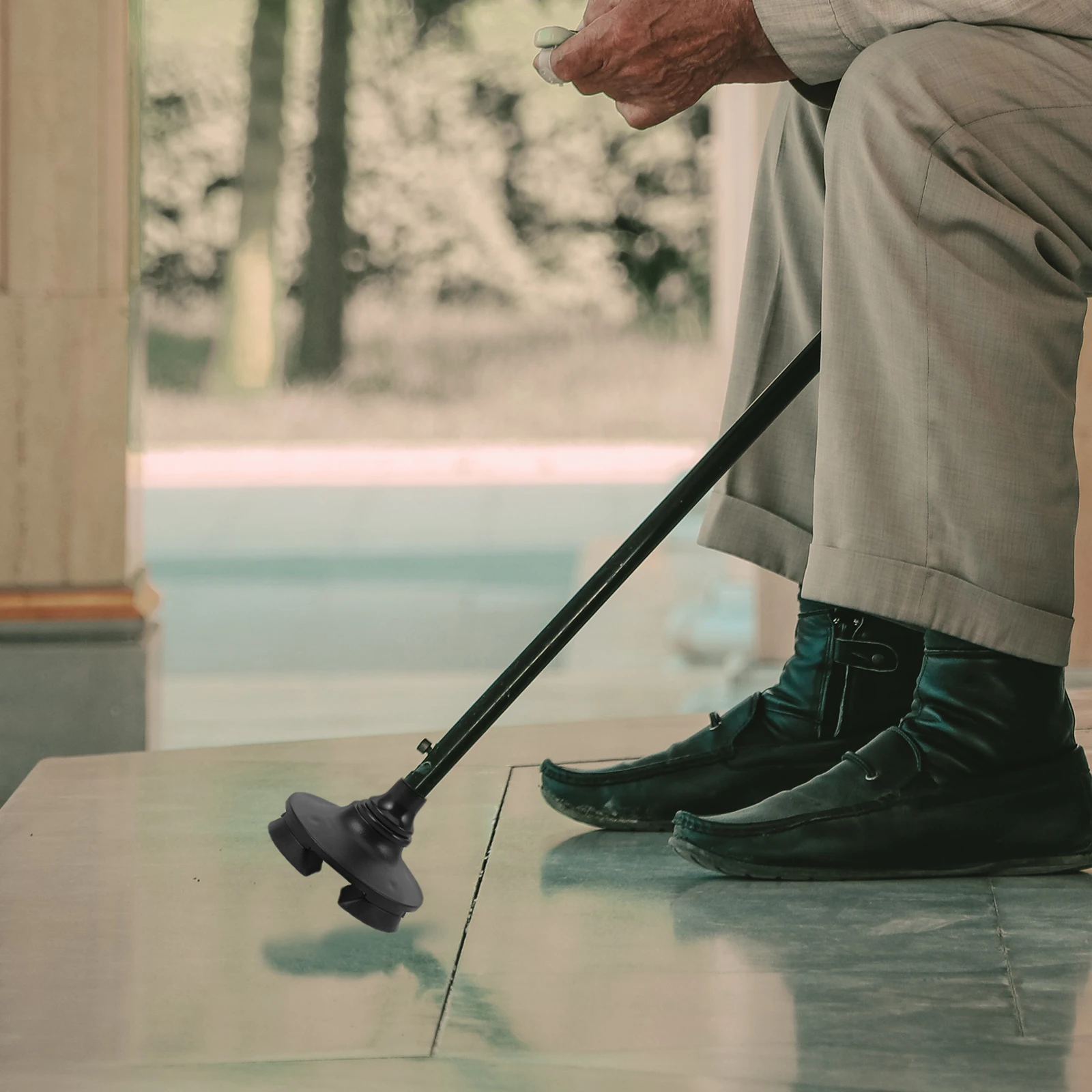 

Cane Rubber Cover Walking Accessories Crutch Pads Tips Replacement for Stability