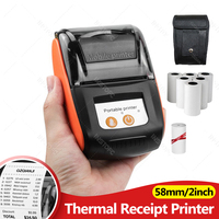 58mm Mini Bluetooth Thermal Printer Wireless Portable Printer Receipt Bill Ticket Printing Free app -Loyverse POS on Android