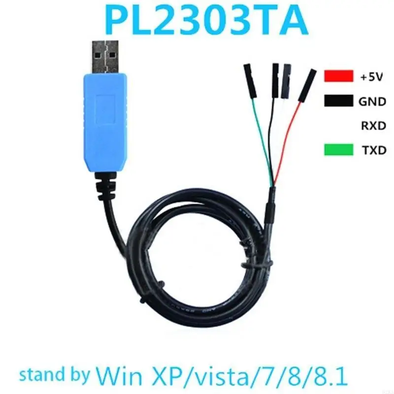 62KA PL2303TA ดาวน์โหลดสายเคเบิล USB ไปยัง TTL สายเคเบิลอนุกรม RS232 โมดูลอัพเกรดโมดูล