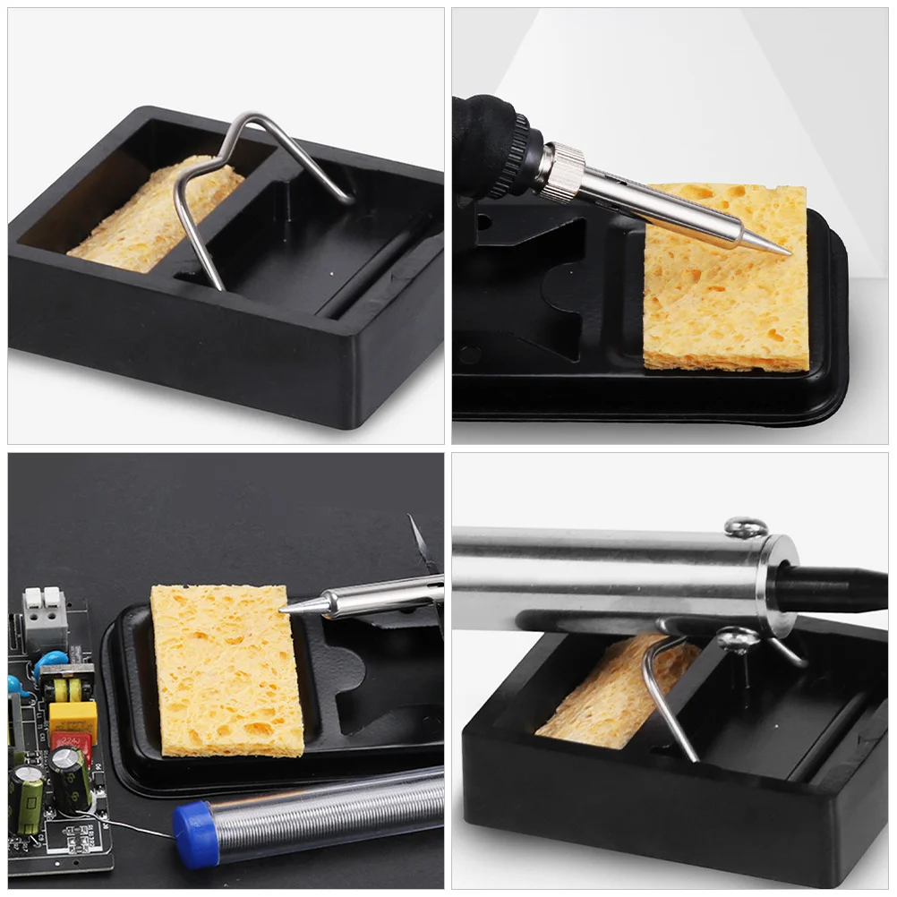 

50Pcs Solder Iron Cleaning Sponge Small Size Soldering Tip Cleaner Sponge Flux Remover Welding Tool Solder Cleaner