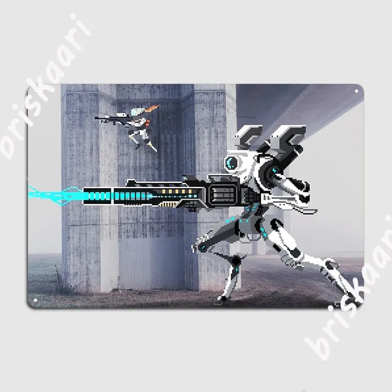 Titanfall 2 Become One Metal Sign Mural Customize Club Poster Tin Sign Posters