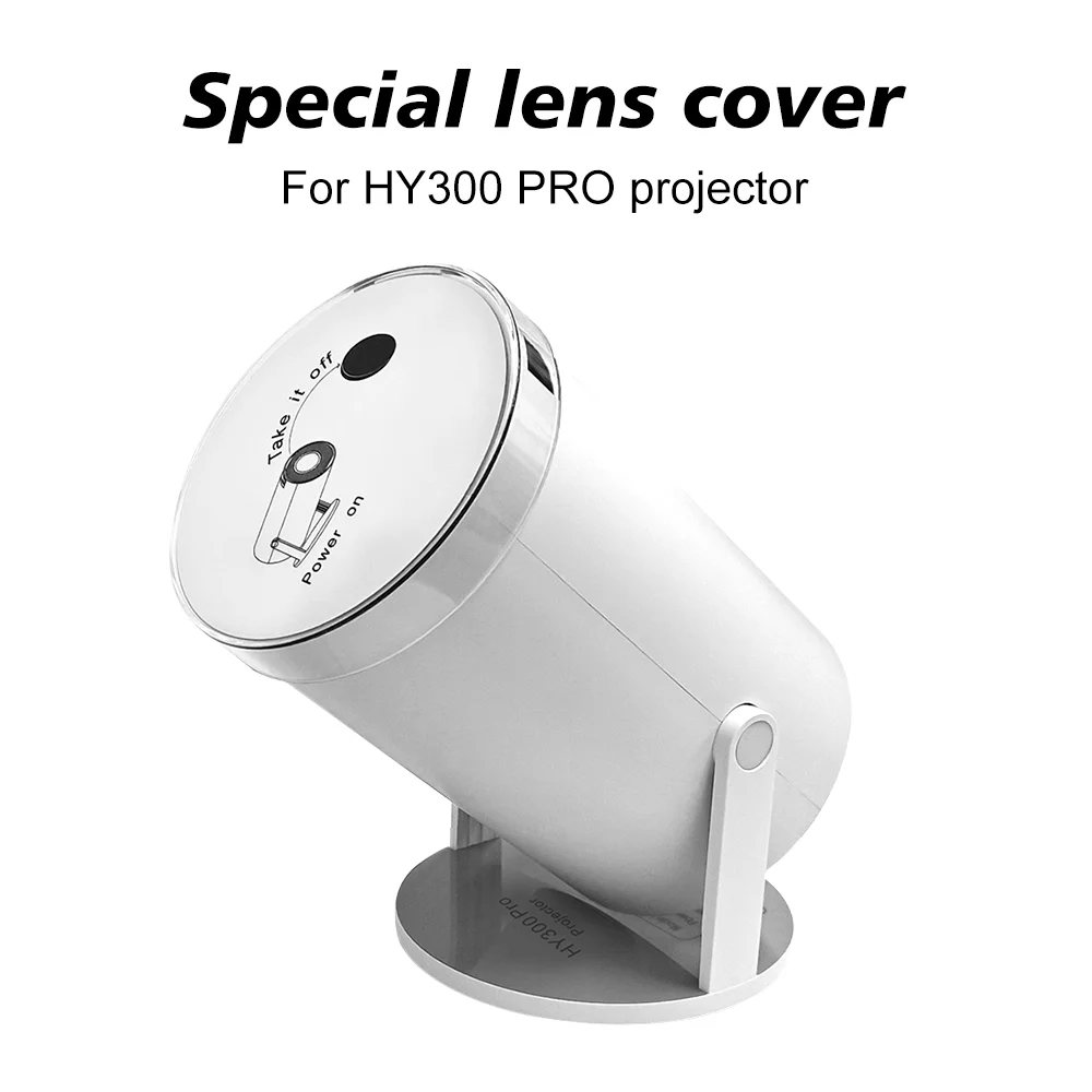 HY300 Pro Projector Lens Protection Cover Dustproof Waterproof Replacement Lens Cap Anti-Scratch Lens Protector Accessory
