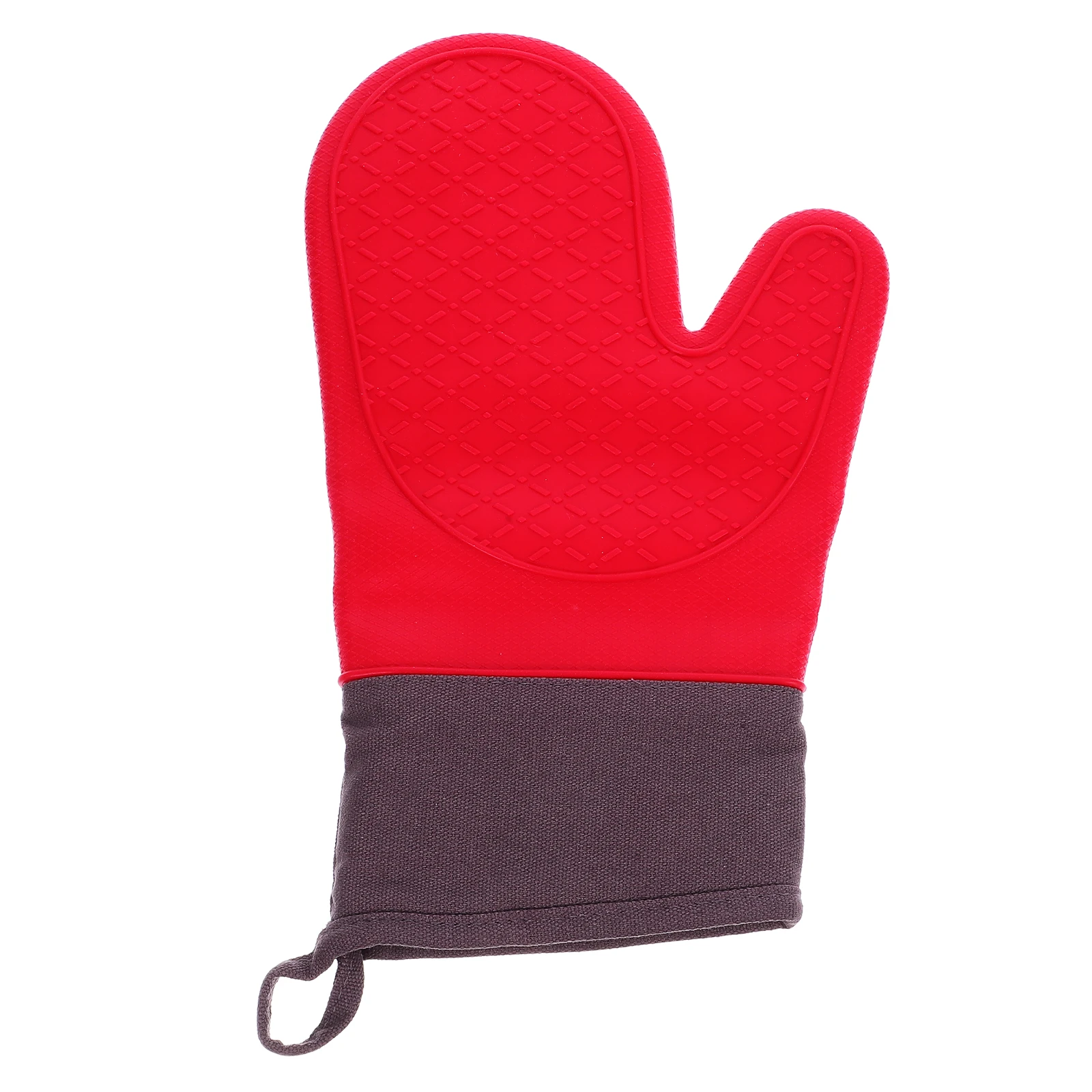 

1Pcs Heat Insulation Glove Barbecue Glove Silicone Protective Oven Gloves for Outdoor Bbq Kitchen Use Gloves