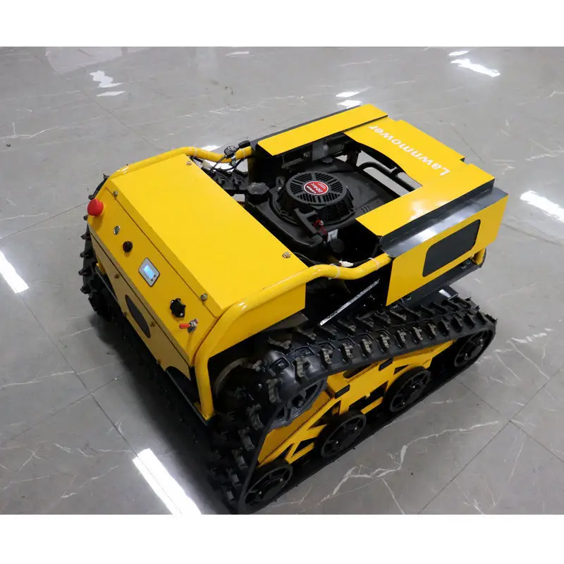 

Tracked Remote Control Lawn Mower Oil Electric Hybrid Lawn Mower Garden