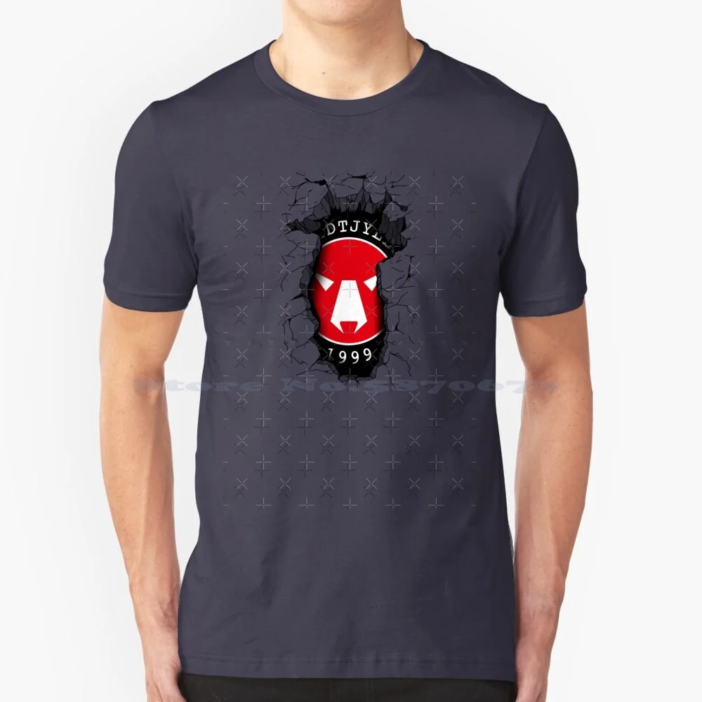 My Midtjylland Dna T Shirt 100% Cotton Tee Midtjylland Casuals Midtjylland Fans Midtjylland Hooligans Denmark Fans Denmark