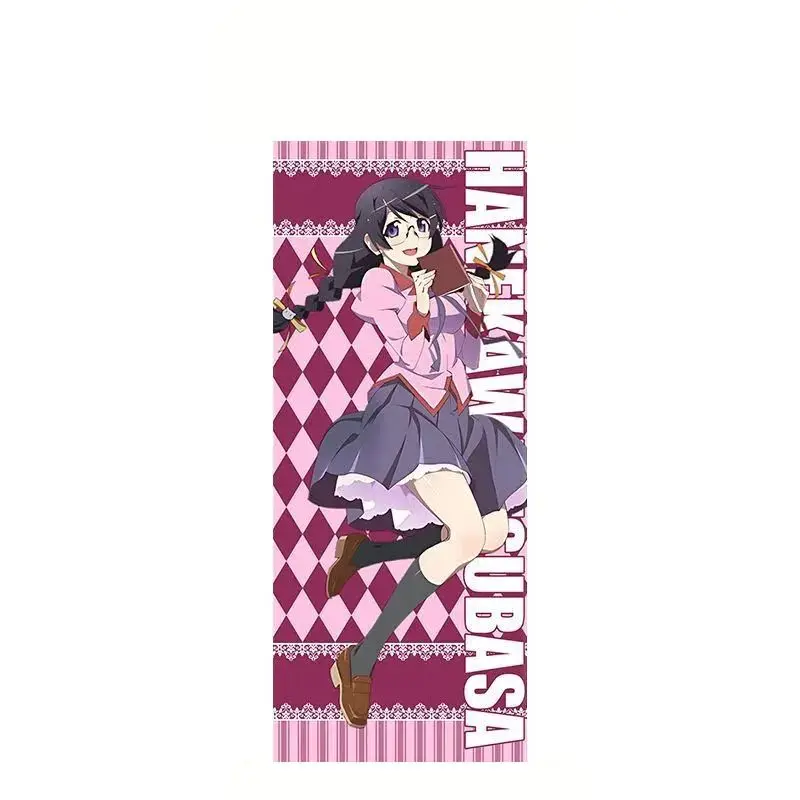 Monogatari Series Anime Tapestry, Shinobu Oshino Hitagi Senjougahara Sengoku Nadeko Wall Hanging, Kawaii Anime Decor for Bedroom