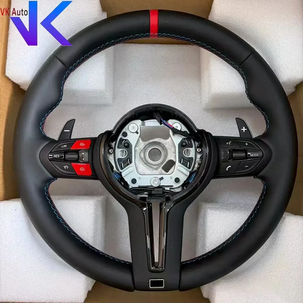 

Спортивное рулевое колесо с плоской подошвой M для BMW F01 F06 F10 F11 F12 F20 F21 F22 F25 F26 F30 F31 F32 F33 F34 F36 M3 F80 M4 F82 M5 F90
